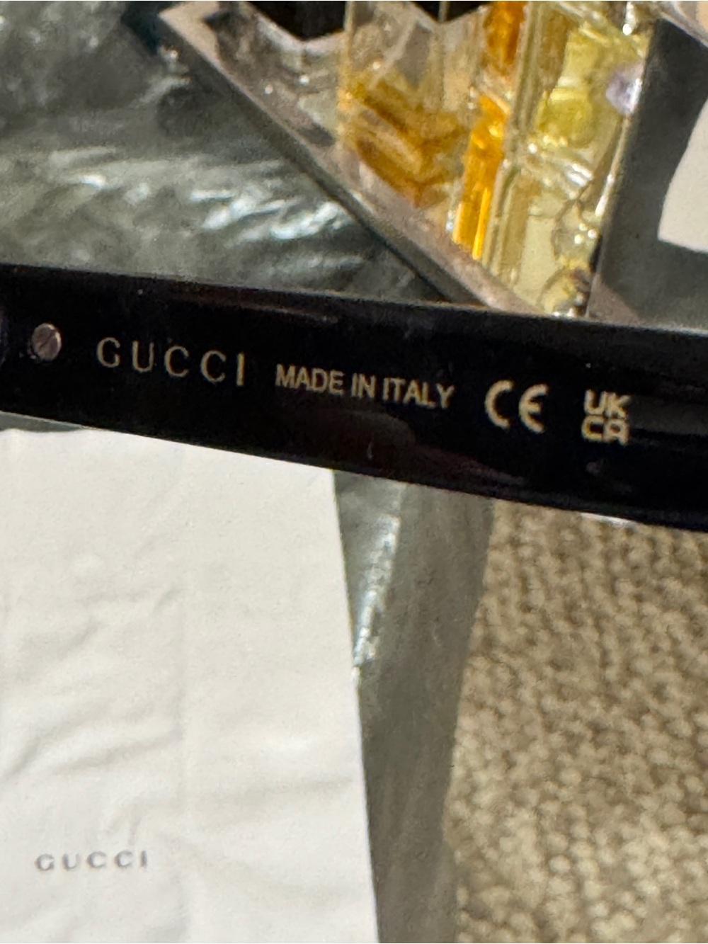Gucci Glossy Black Sunglasses - New! Never worn! - Picture 8 of 10